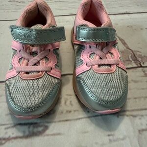 Carter's Pink and Silver Kids Sneakers